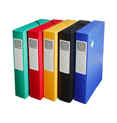 Sammelmappe 50910E, A4 farbig sortiert, 6cm F&uuml;llh&ouml;he, Karton 600g