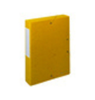 Sammelmappe Scotten 50919E, A4 Karton, für ca. 550 Blatt, gelb