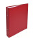Ringbuch 51075E, A5 2 Ringe 25mm Ring-Ø Karton, PP-kaschiert rot