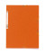 Eckspannmappe 55504E, A4 orange Karton 400g, mit 3 Einschlagklappen