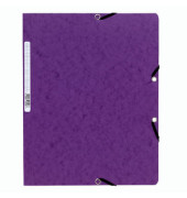 Eckspannmappe Premium-Colorspan-Serie 5568E, Din A4 violett Karton 400g, f&uuml;r ca. 250 Blatt  (80 g/m&sup2;)