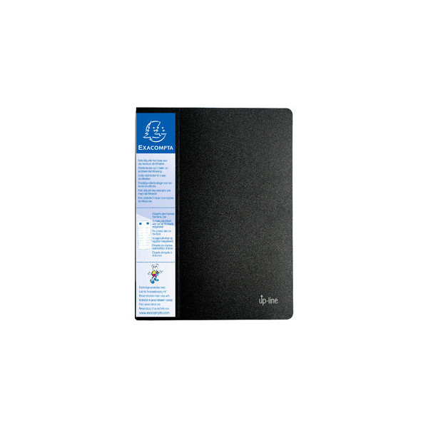 3130630882015 - Sichtbuch Up-line 88201E schwarz A4 mit 20 Hüllen Polypropylen (PP) 3130630882015 Exacompta