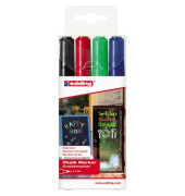 Windowmarker Kreidemarker, 4095-4999, Etui, 4-farbig sortiert, 2-3mm, Rundspitze