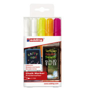 Windowmarker Kreidemarker, 4095-5999, Etui, 4-farbig sortiert, 2-3mm, Rundspitze