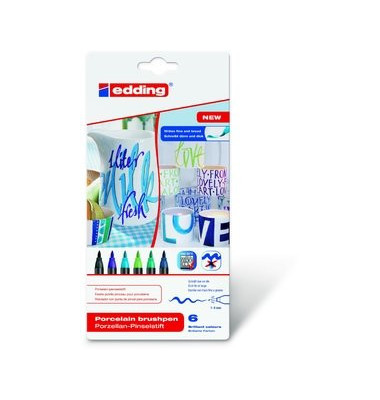 Porzellanmarker 4200 6er Etui blau sortiert 1-4mm Rundspitze Porzellanmarker 4200 6er Etui blau sortiert 1-4mm Rundspitze