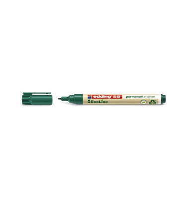 Permanentmarker 25 EcoLine, 4-25004, St&uuml;ck, gr&uuml;n, 1mm Rundspitze