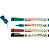 Permanentmarker 25 EcoLine, 25/4, Pack, 4-farbig sortiert, 1mm Rundspitze