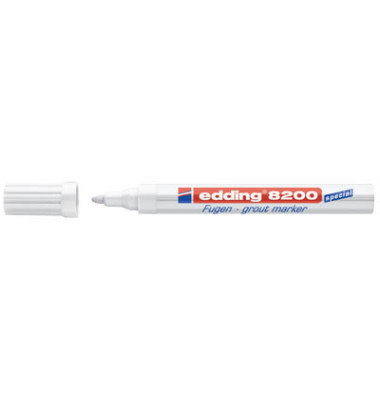 Fugenmarker 8200 weiß 2-4mm Rundspitze