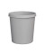 Papierkorb the german H6105882, 18 Liter, rund, lichtgrau