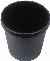 Papierkorb the german H6105895, 18 Liter, rund, schwarz