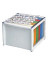 Hängemappenbox H61100 grau bis 40 Mappen leer stapelbar
