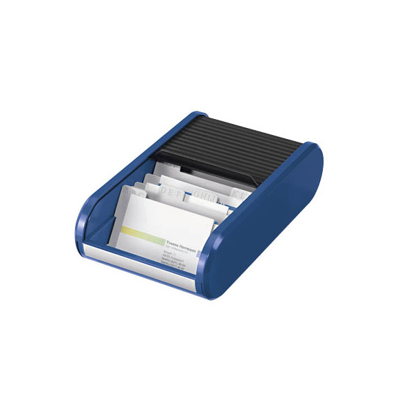 4012086021141 - - Visitenkartenbox the personal 136 x 67 x 242 cm (b x h x t) 105 x 55 mm (b x h) Polystyrol Polyethylen Polypropylen schwarz blau