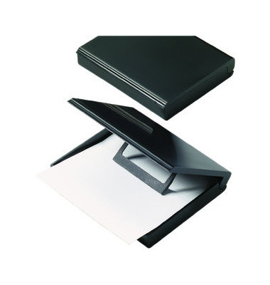 Zettelbox H6305895, A7, inkl. automatischem Papiervorschub, schwarz, Polystyrol