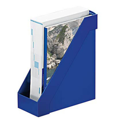 Stehsammler Linear H6361534, A4, blau, Kunststoff, 102mm