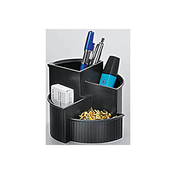 4012086043105 - Multiköcher ohne Fußteil schwarz 140mm Durch 100mm ho 4012086043105 Helit