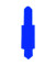 Stecksignale für Einstellmappen dunkelblau 55x15mm