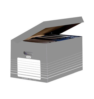 Archivcontainer Tric 400061159, A4, grau, Pappe