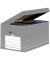 Archivcontainer Tric 400061159, A4, grau, Pappe