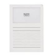 Sichtmappen Ordo classico 29489.10, A4 weiß Recyclingpapier 120g