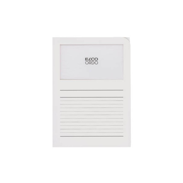7610425980004 - Sichtmappen Ordo classico 2948910 A4 weiß Recyclingpapier 120g 7610425980004 100 Stück