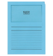 Sichtmappen Ordo classico 29489.31, A4 blau Recyclingpapier 120g