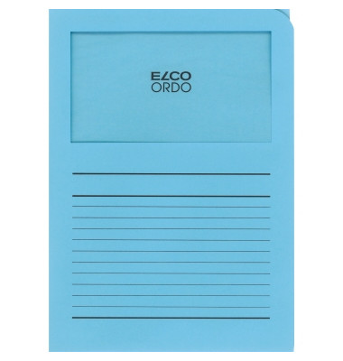 Sichtmappen Ordo classico 29489.31, A4 blau Recyclingpapier 120g