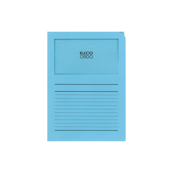 7610425980103 - Organisationsmappe Ordo classico blau m Sichtfenster 180 x 100 mm 7610425980103 100 Stück