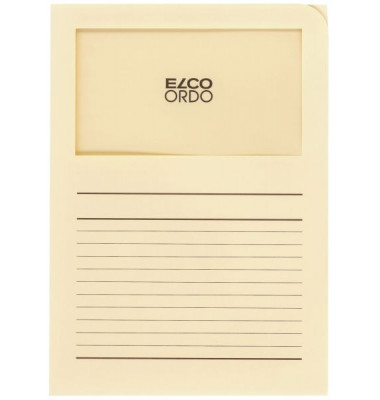 Sichtmappen Ordo classico 29489.41, A4 chamois Recyclingpapier 120g