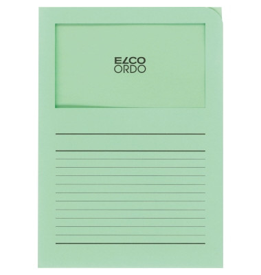 Sichtmappen Ordo classico 29489.61, A4 grün Recyclingpapier 120g