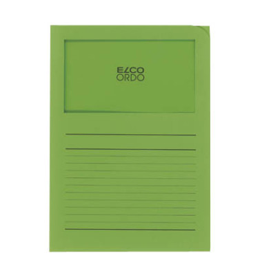 Sichtmappen Ordo classico 29489.62, A4 intensivgrün Recyclingpapier 120g