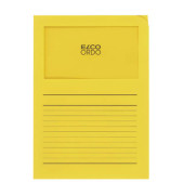 Sichtmappen Ordo classico 29489.72, A4 intensivgelb Recyclingpapier 120g