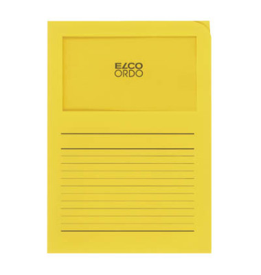 Sichtmappen Ordo classico 29489.72, A4 intensivgelb Recyclingpapier 120g