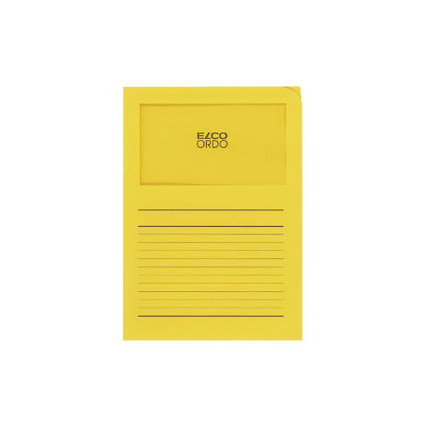 7610425980806 - Sichtmappen Ordo classico 2948972 A4 intensivgelb Recyclingpapier 120g 7610425980806 100 Stück