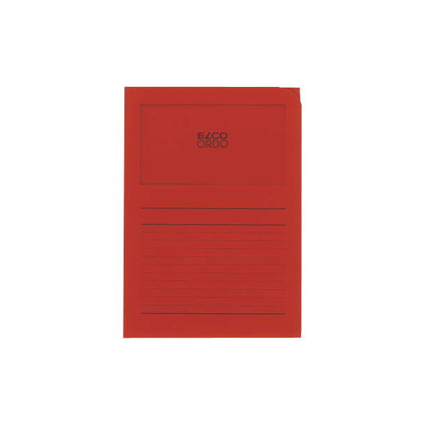 7610425981001 - Sichtmappen Ordo classico 2948992 A4 intensivrot Recyclingpapier 120g 7610425981001 100 Stück