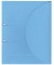 Ablagemappe Ordo collecto, int.blau mit Seitenfalte 10mm, 2 Ösen und