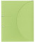 Ablagemappe Ordo collecto, int.grün mit Seitenfalte 10mm, 2 Ösen und