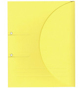 Ablagemappe Ordo collecto, int.gelb mit Seitenfalte 10mm, 2 Ösen und