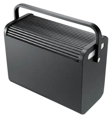 H&auml;ngeregister-Box H6110195 the mobil box, schwarz, f&uuml;r 25 Mappen A4, mit Deckel