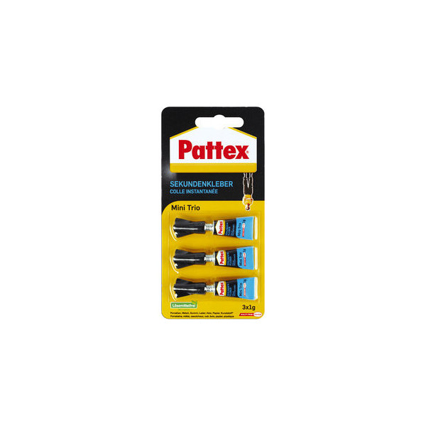 4015000415033 - Sekundenkleber 9H PSMT3 MINI TRIO 3x1g permanent 4015000415033 Pattex