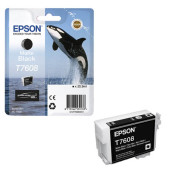 Druckerpatrone T7608 C13T76084010 (kompatibel zu Epson T7608), schwarz matt, ca. 1100 Seiten