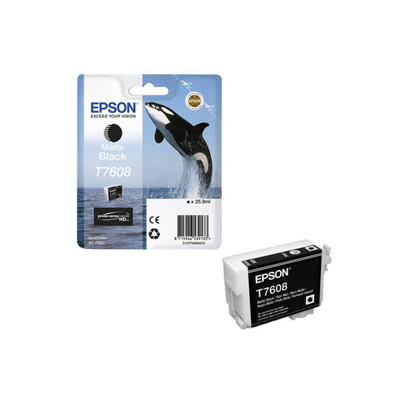 8715946539133 - Druckerpatrone T7608 (C13T76084010) schwarz matt 8715946539133 Epson 8715946539133 - Druckerpatrone T7608 (C13T76084010) schwarz matt 8715946539133 Epson