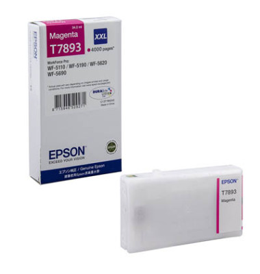 Druckerpatrone f. WF-5110 magenta ca.4.000 S T7893
