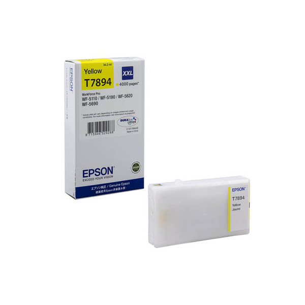 8715946529288 - C13T789440 T7894XXL Tintenpatrone gelb XXL 4000 Seiten 342ml für WF 5110 WF 5110
