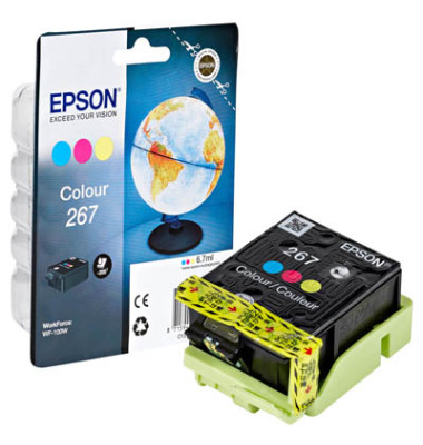 Epson Druckerpatrone T2670 (C13T26704010), Multipack, cyan  