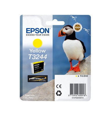 Druckerpatrone T3244 C13T32444010 (T3244), gelb, ca. 980 Seiten