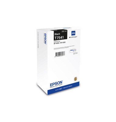 Druckerpatrone C13T754140 (T7541), schwarz, ca. 10000 Seiten