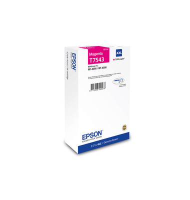 Druckerpatrone T7543 XXL magenta für WorkForce Pro WF-8090DW,