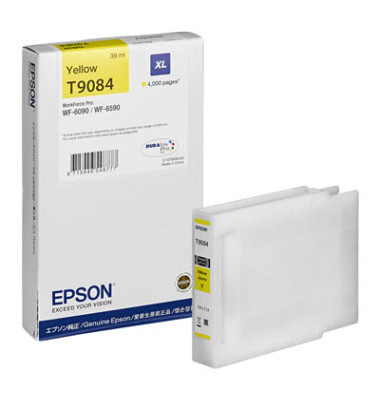 Druckerpatrone T9084XL C13T908440 (T9084), gelb, ca. 4000 Seiten