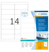 Etiketten Special 10310, weiß 99,1x38,1mm, rechteckig, 