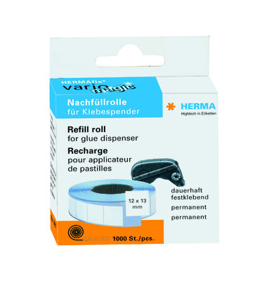 Kleberollernachf&uuml;llkassetten 1051 VARIO, 13mm x 12mm